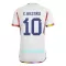 Belgien Hazard 10 Udebanetrøje VM 2022