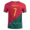 Portugal Cristiano Ronaldo 7 Hjemmebanetrøje VM 2022