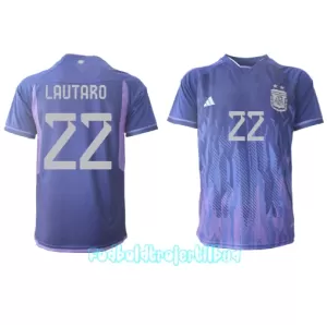 Argentina Lautaro Martínez 22 Udebanetrøje VM 2022