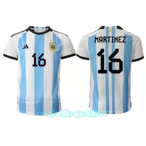 Argentina Lisandro Martinez 16 Hjemmebanetrøje VM 2022
