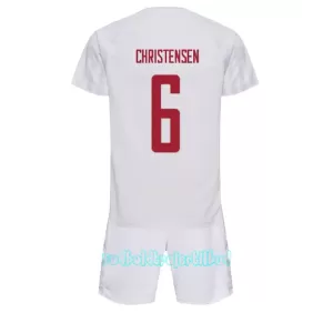 Danmark Andreas Christensen 6 Udebanetrøje Barn VM 2022