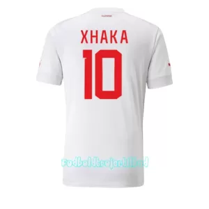 Schweiz Granit Xhaka 10 Udebanetrøje VM 2022