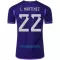Argentina L. MARTINEZ 22 Udebanetrøje VM 2022