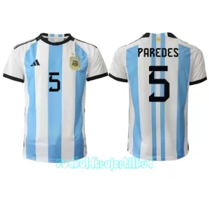 Argentina Leandro Paredes 5 Hjemmebanetrøje VM 2022