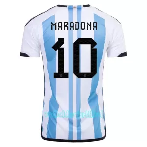 Argentina Maradona 10 Hjemmebanetrøje VM 2022