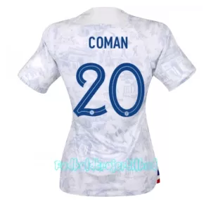 Frankrig Kingsley Coman 20 Udebanetrøje Kvinde VM 2022