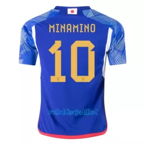 Japan MINAMINO 10 Hjemmebanetrøje VM 2022