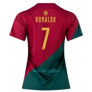Portugal Cristiano Ronaldo 7 Hjemmebanetrøje Kvinde VM 2022