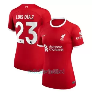 Liverpool Luis Díaz 23 Hjemmebanetrøje Kvinde 23/24