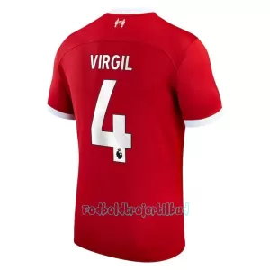 Liverpool Virgil van Dijk 4 Hjemmebanetrøje 23/24