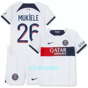 Paris Saint-Germain Mukiele 26 Udebanetrøje Barn 23/24 Paris Saint-Germain Mukiele 26 Udebanetrøje Barn 23/24