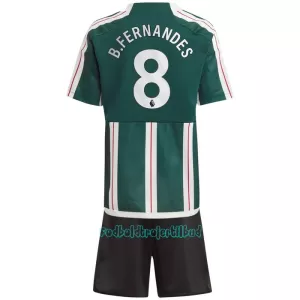 Manchester United Bruno Fernandes 8 Udebanetrøje Barn 23/24