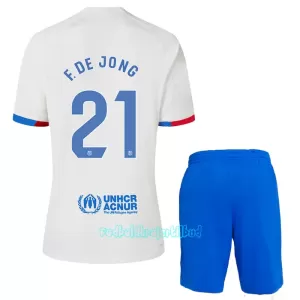 FC Barcelona Frenkie de Jong 21 Udebanetrøje Barn 23/24