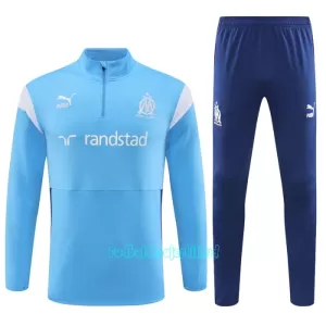 Olympique Marseille Trænings sweatshirt sæt Barn 23/24 Blå