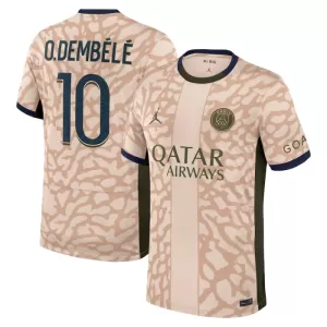 Paris Saint-Germain Ousmane Dembélé 10 Fjerdetrøje Jordan 23/24