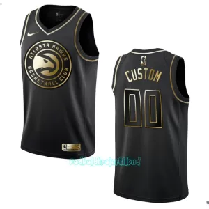 Atlanta Hawks Trøje Golden Edition Swingman Sort