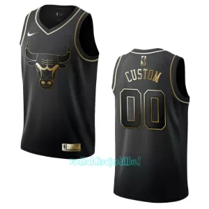 Chicago Bulls Trøje Golden Edition Swingman Sort