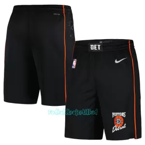 Detroit Pistons NBA Shorts City Edition Swingman Sort