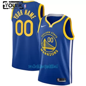 Golden State Warriors Trøje Barn Icon Edition Swingman 23/24 Blå