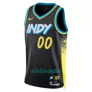 Indiana Pacers Trøje City Edition Swingman 23/24 Sort