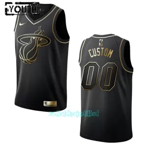 Miami Heat Trøje Barn Golden Edition Swingman Sort