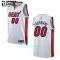 White Miami Heat Trøje Barn Association Edition Swingman 23/24