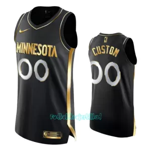 Limited Minnesota Timberwolves Trøje Golden Edition Swingman Sort