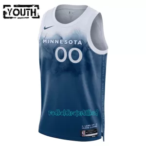 Minnesota Timberwolves Trøje Barn City Edition Swingman 23/24 Blå
