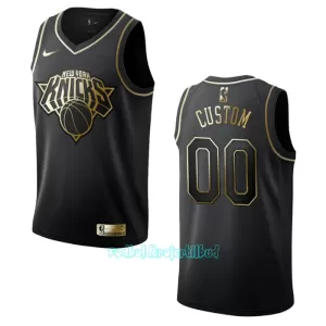 New York Knicks Trøje Golden Edition Swingman Sort