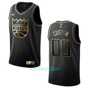 Sacramento Kings Trøje Golden Edition Swingman Sort