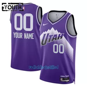 Utah Jazz Trøje Barn City Edition Swingman 23/24 Violet