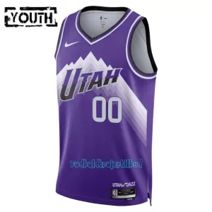 Utah Jazz Trøje Barn City Edition Swingman 23/24 Violet