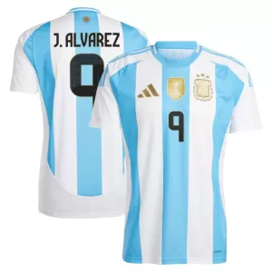 Argentina Julián Álvarez 9 Hjemmebanetrøje 2024
