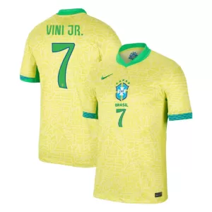 Brasilien Vinicius Junior 7 Hjemmebanetrøje 2024