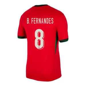 Portugal Bruno Fernandes 8 Hjemmebanetrøje EM 2024