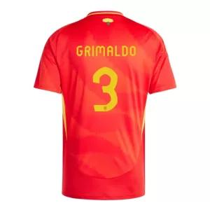 Spanien Alejandro Grimaldo 3 Hjemmebanetrøje EM 2024