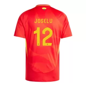 Spanien Joselu 12 Hjemmebanetrøje EM 2024
