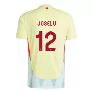 Spanien Joselu 12 Udebanetrøje EM 2024