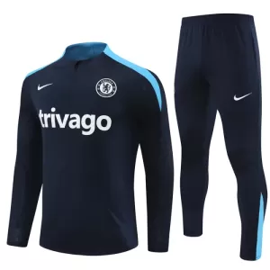 Chelsea Trænings sweatshirt sæt Barn 24/25 Sort