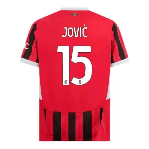 AC Milan Jovic 15 Hjemmebanetrøje 24/25