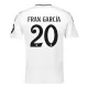 Real Madrid Fran Garcia 20 Hjemmebanetrøje 24/25 Real Madrid Fran Garcia 20 Hjemmebanetrøje 24/25