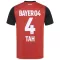Bayer 04 Leverkusen Jonathan Tah 4 Hjemmebanetrøje 24/25
