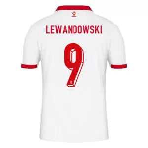 Polen Robert Lewandowski 9 Hjemmebanetrøje EM 2024