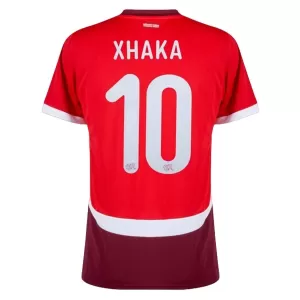 Schweiz Xhaka 10 Hjemmebanetrøje EM 2024