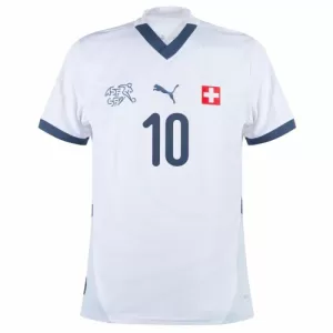Schweiz Xhaka 10 Udebanetrøje EM 2024