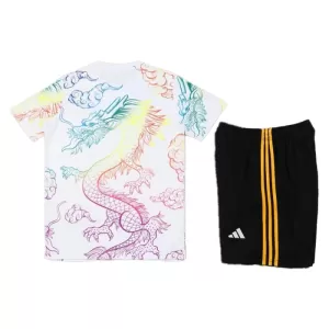 Real Madrid Trøje Barn 24/25 Dragon Hvid
