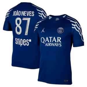 Paris Saint-Germain Joao Neves 87 Fjerdetrøje 24/25