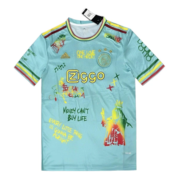 Ajax Amsterdam x Bob Marley Trøje 24/25 Blå Ajax Amsterdam x Bob Marley Trøje 24/25 Blå