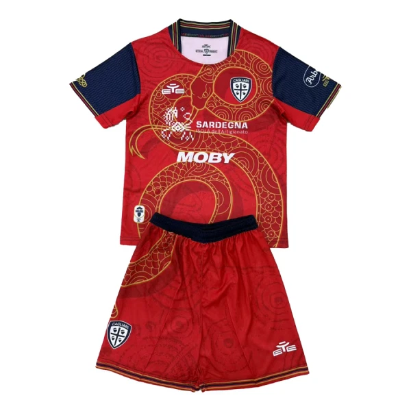 Cagliari Calcio Trøje Barn 24/25 Speciel Cagliari Calcio Trøje Barn 24/25 Speciel