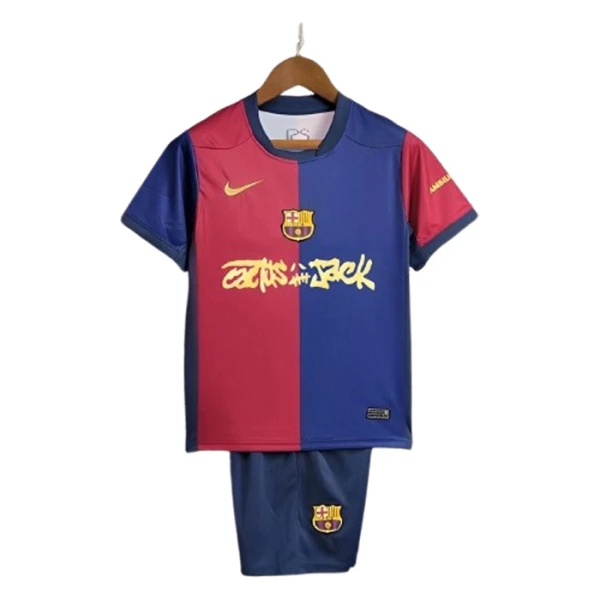 FC Barcelona x Travis Scott Hjemmebanetrøje Barn 24/25 FC Barcelona x Travis Scott Hjemmebanetrøje Barn 24/25